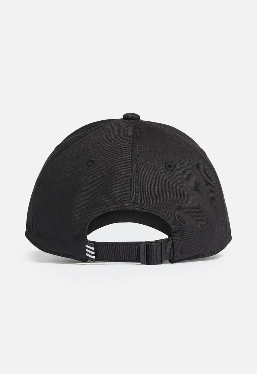 adidas Performance - Baseball three stripes cap - black & white