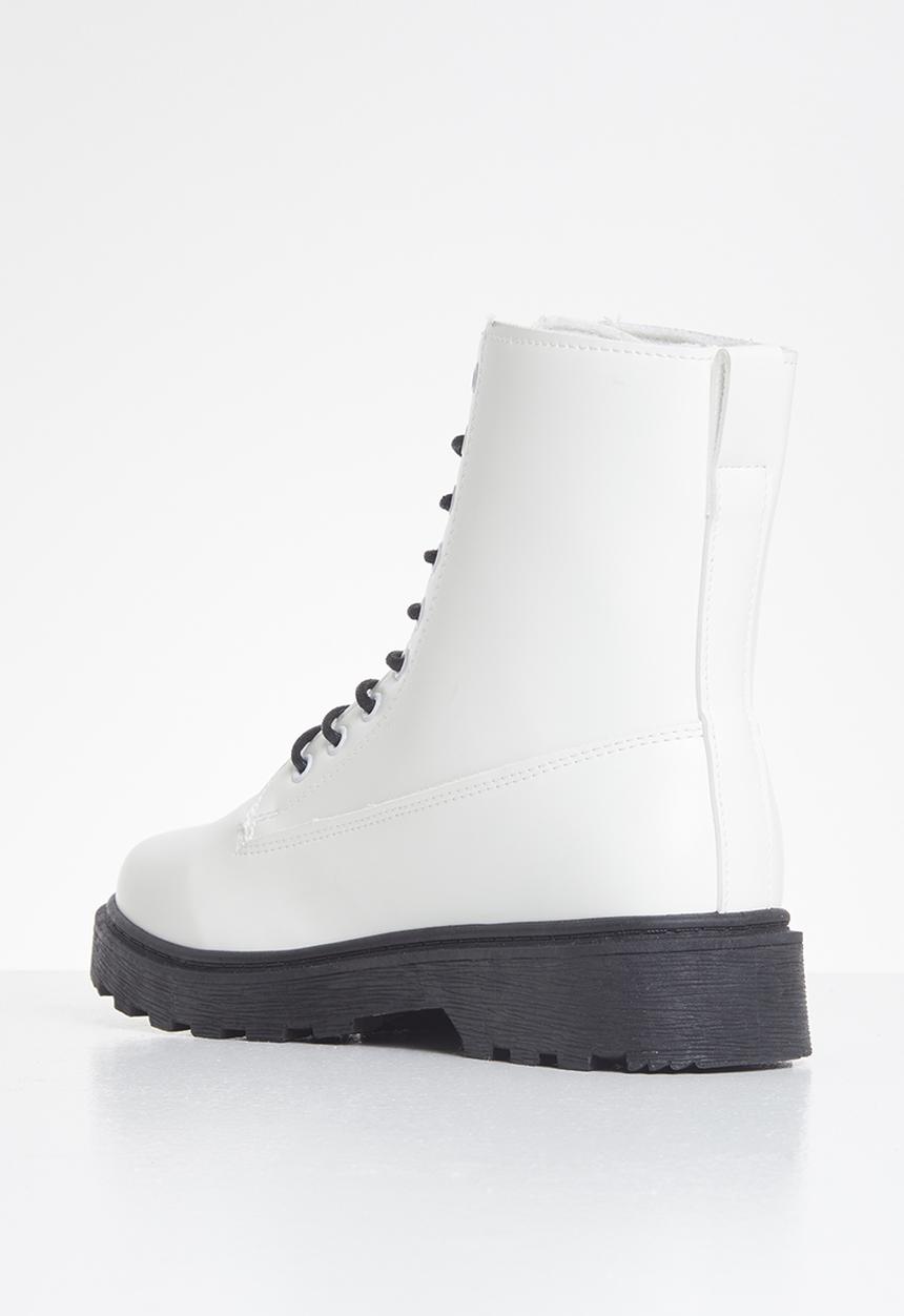 Superbalist - Letta lace-up boot - white