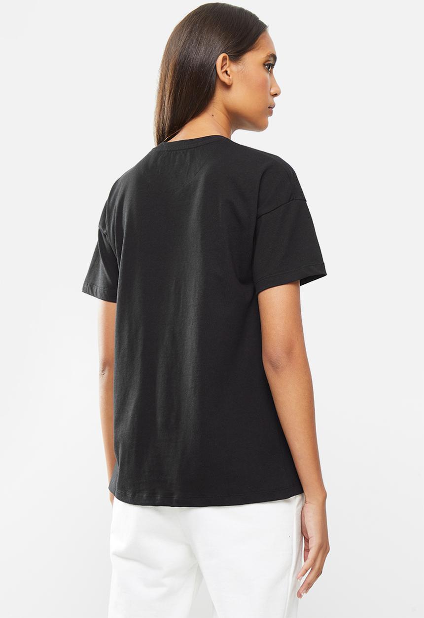 Lyle & Scott - Dot logo T-shirt - black