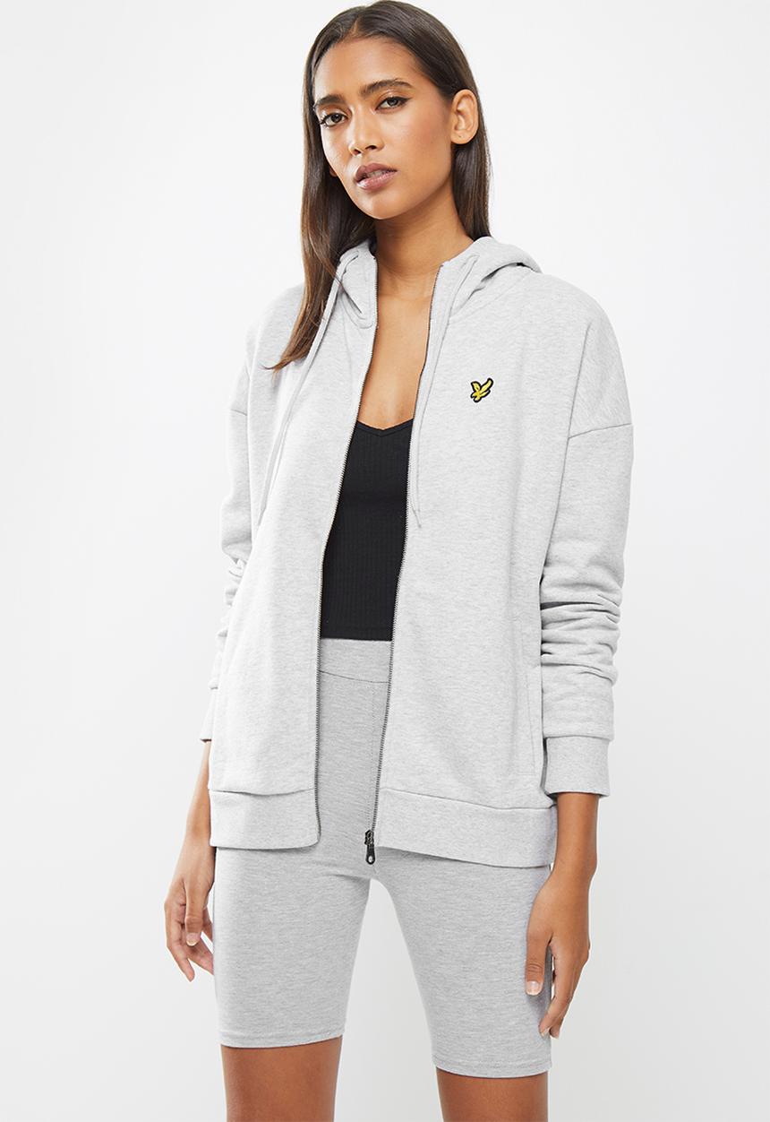 Lyle & Scott - Hooded zip through sweatshirt - grey