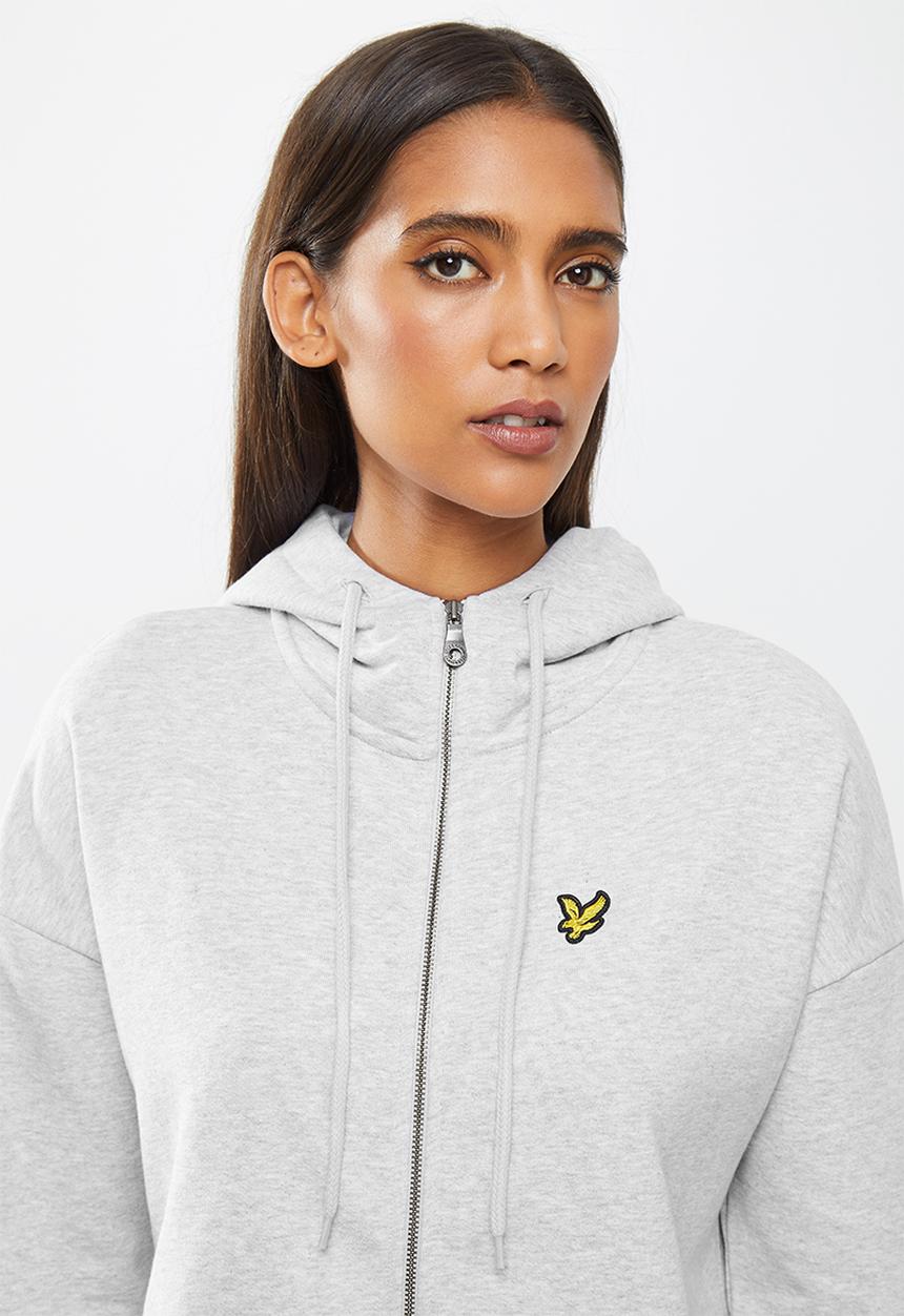Lyle & Scott - Hooded zip through sweatshirt - grey