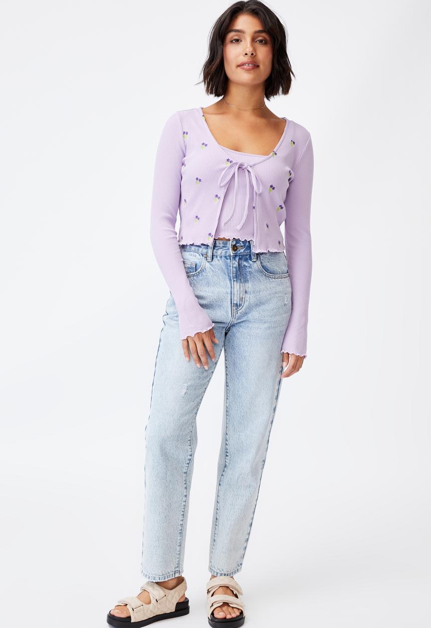 Cotton On - Violetta co-ord twin set - lilac