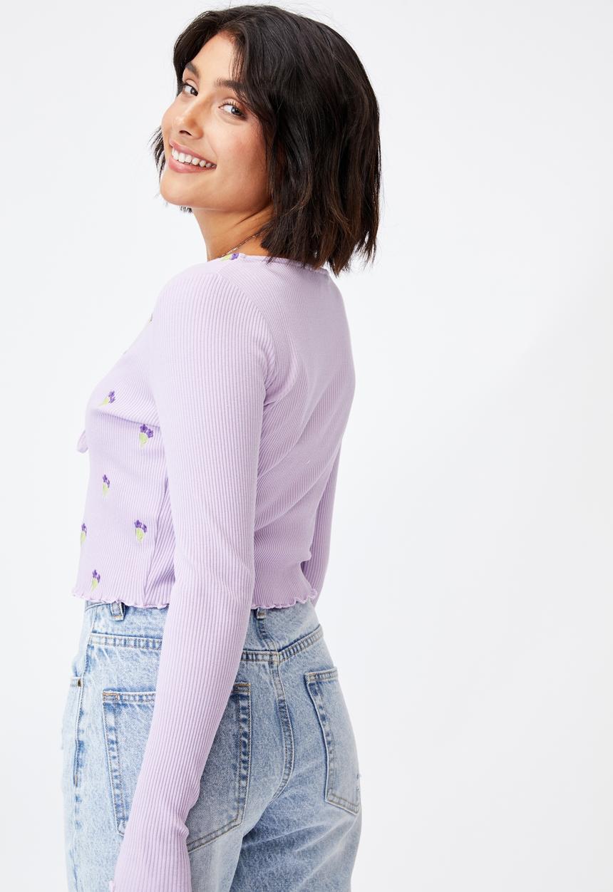 Cotton On - Violetta co-ord twin set - lilac