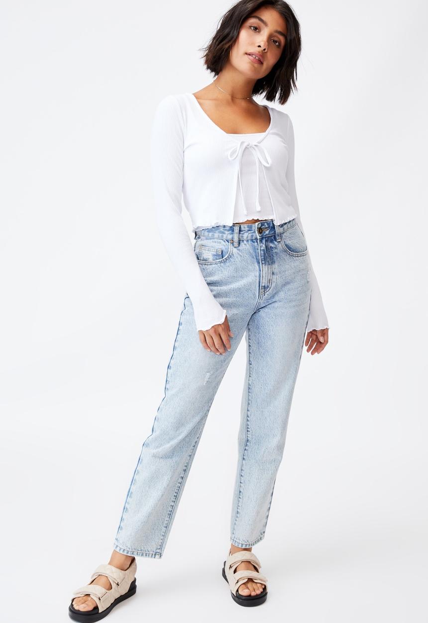 Cotton On - Violetta co-ord twin set - white
