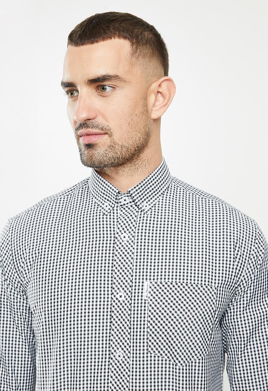 Ben Sherman - Med ging shirt - black