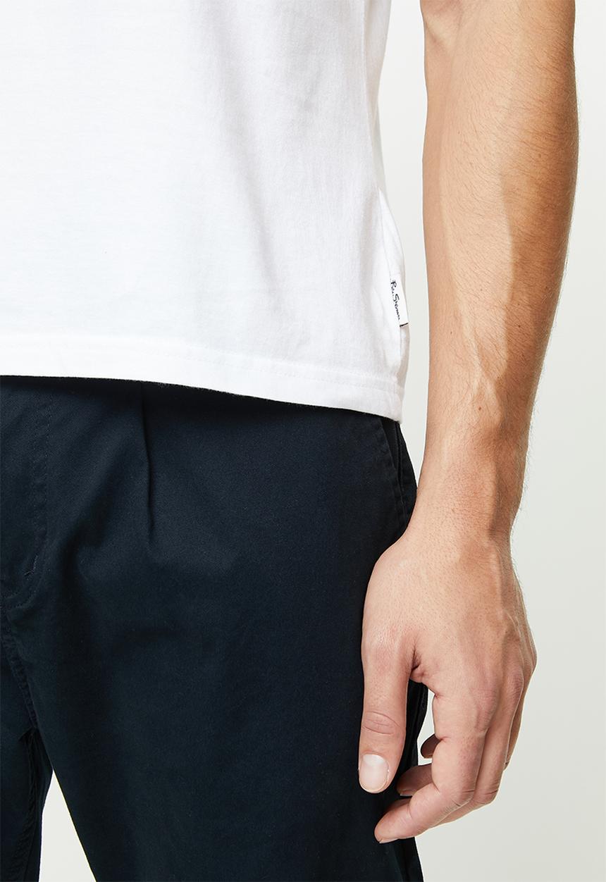 Ben Sherman - Drum target tee - white