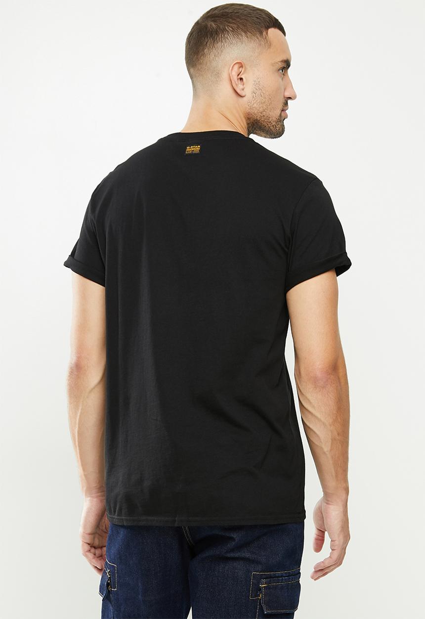 G-STAR - Embro gradient graphic lash r short sleeve tee - black