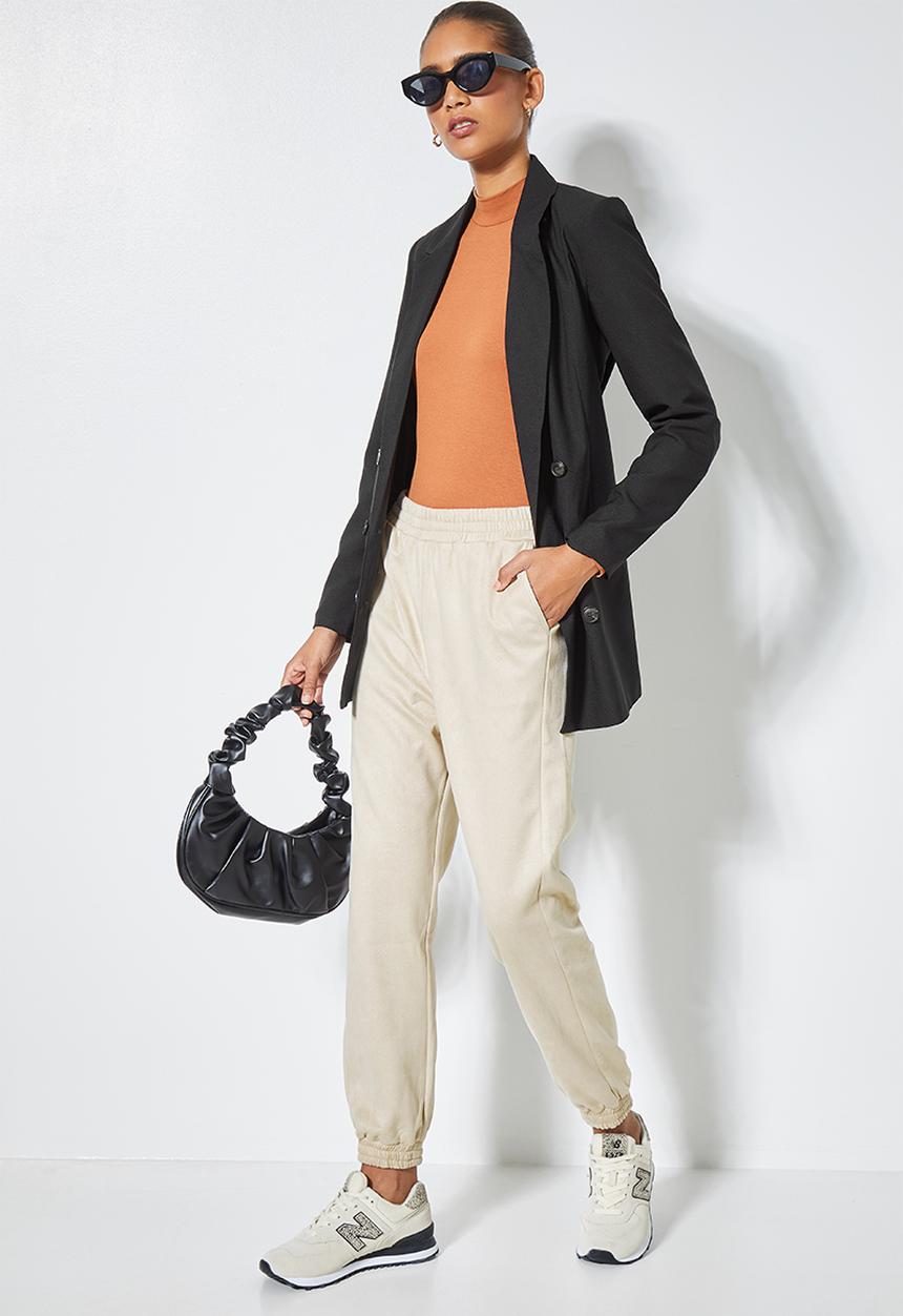 Superbalist - Suedette jogger - ecru