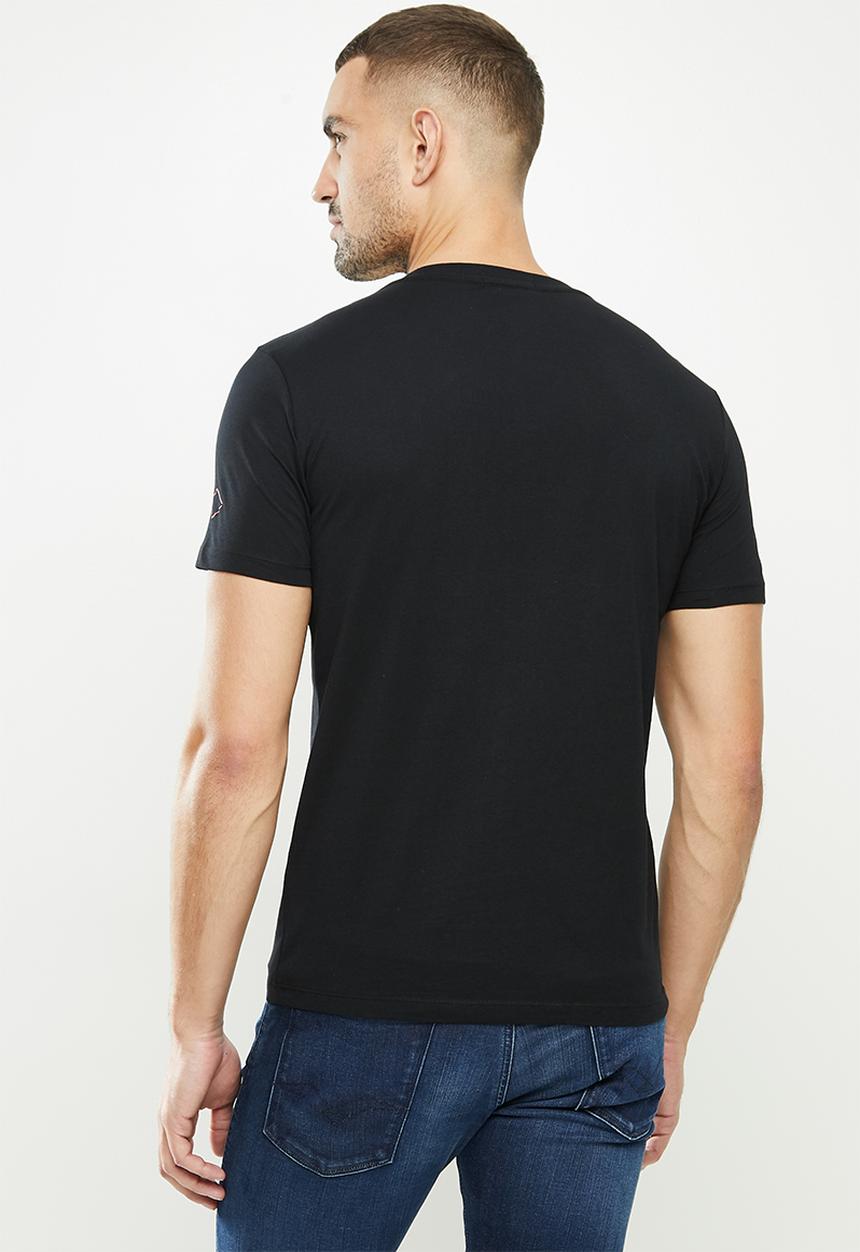 Replay - Replay label patch tee - black