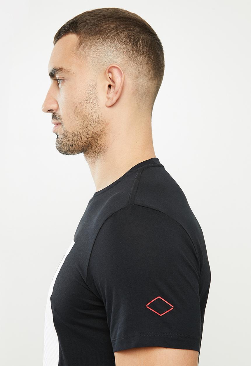 Replay - Replay label patch tee - black