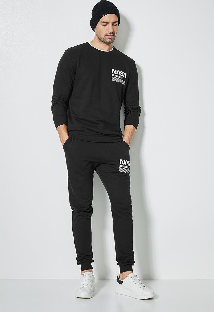 Superbalist - Miami NASA skinny sweatpants - black