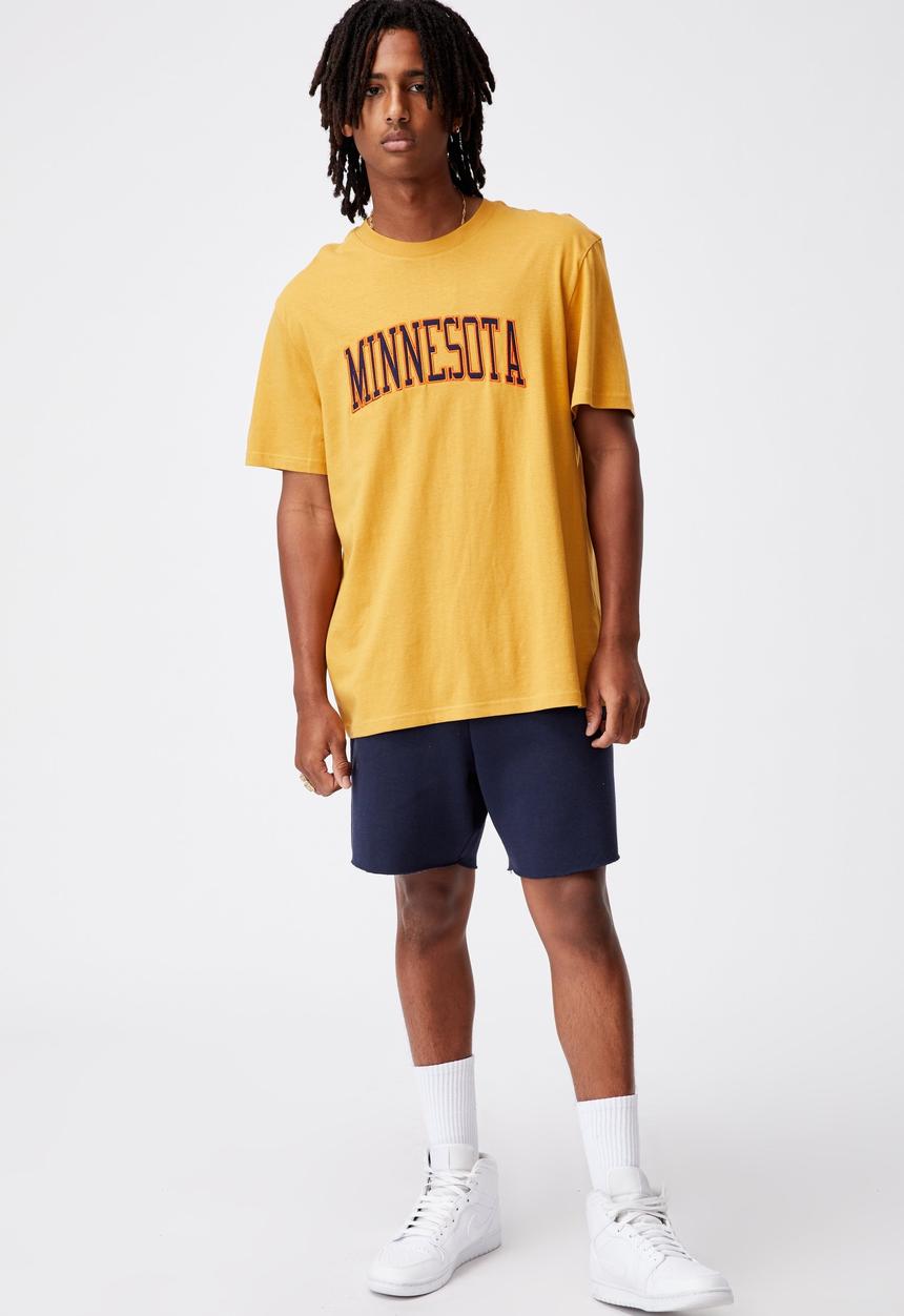 Factorie - Regular graphic T-shirt - yellow 
