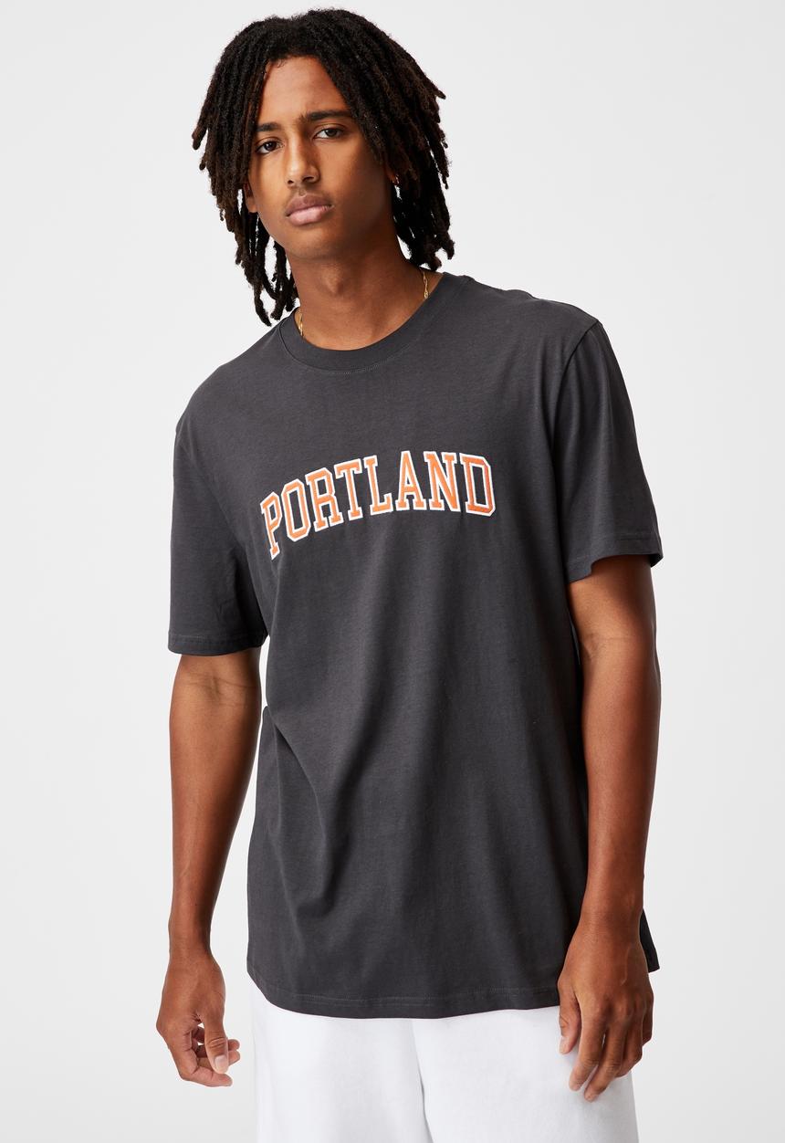 Factorie - Regular graphic T-shirt - slate