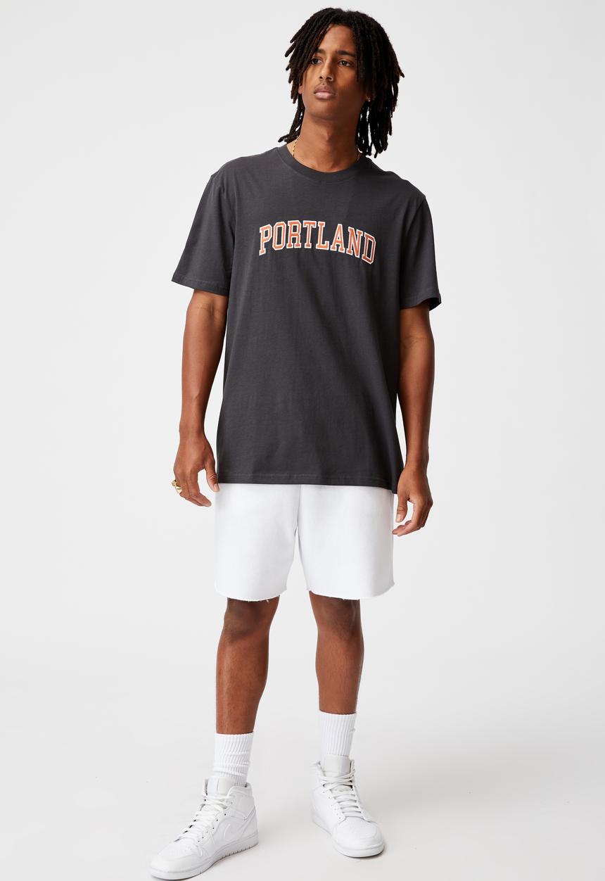 Factorie - Regular graphic T-shirt - slate