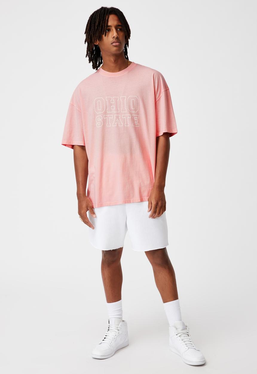 Factorie - Relaxed washed T-shirt - washed soft pink