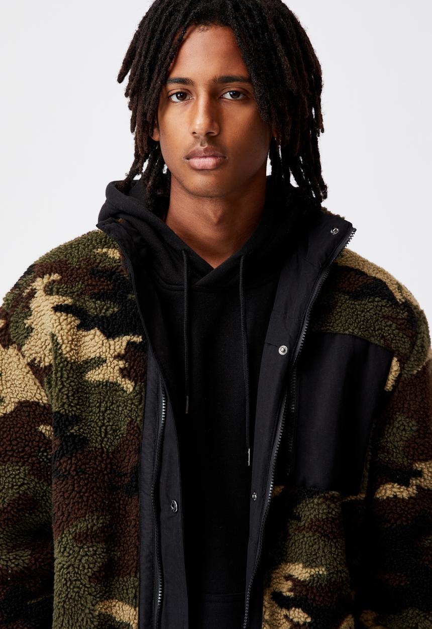 Factorie - Reversible sherpa ski jacket - multi 