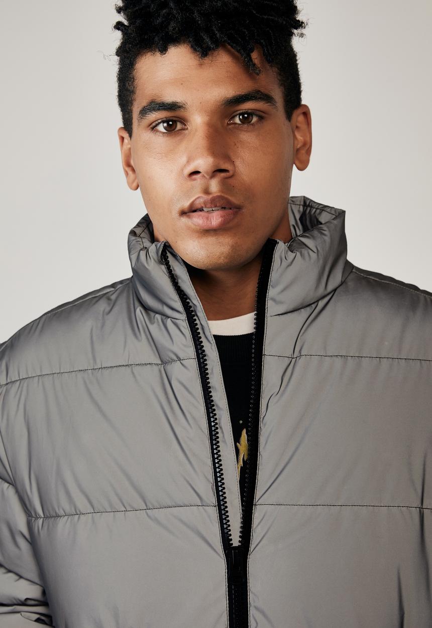 Factorie - Puffer jacket - reflective - grey 