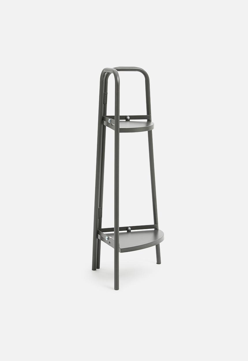 H&S - Corner plant rack - dark grey