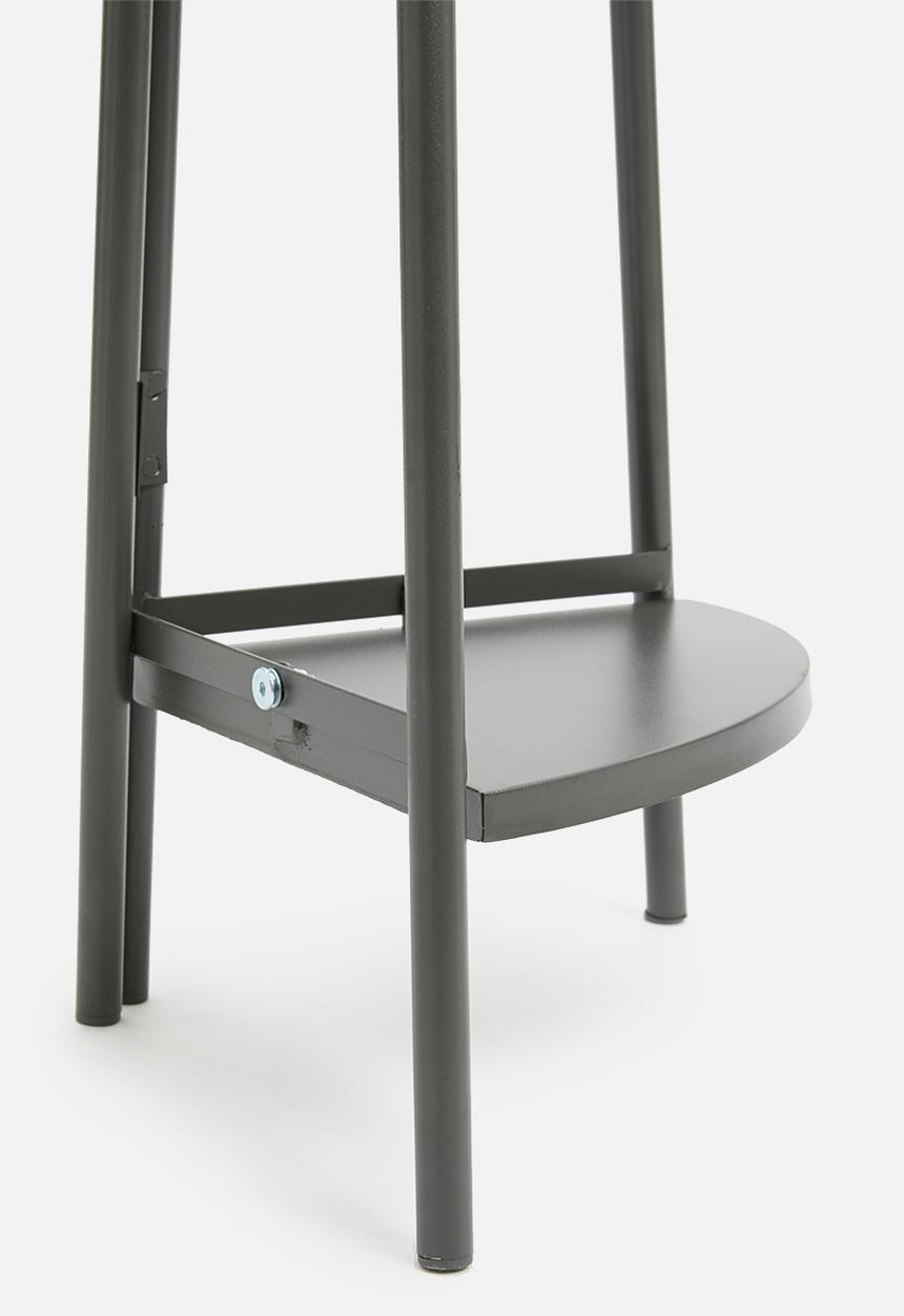 H&S - Corner plant rack - dark grey