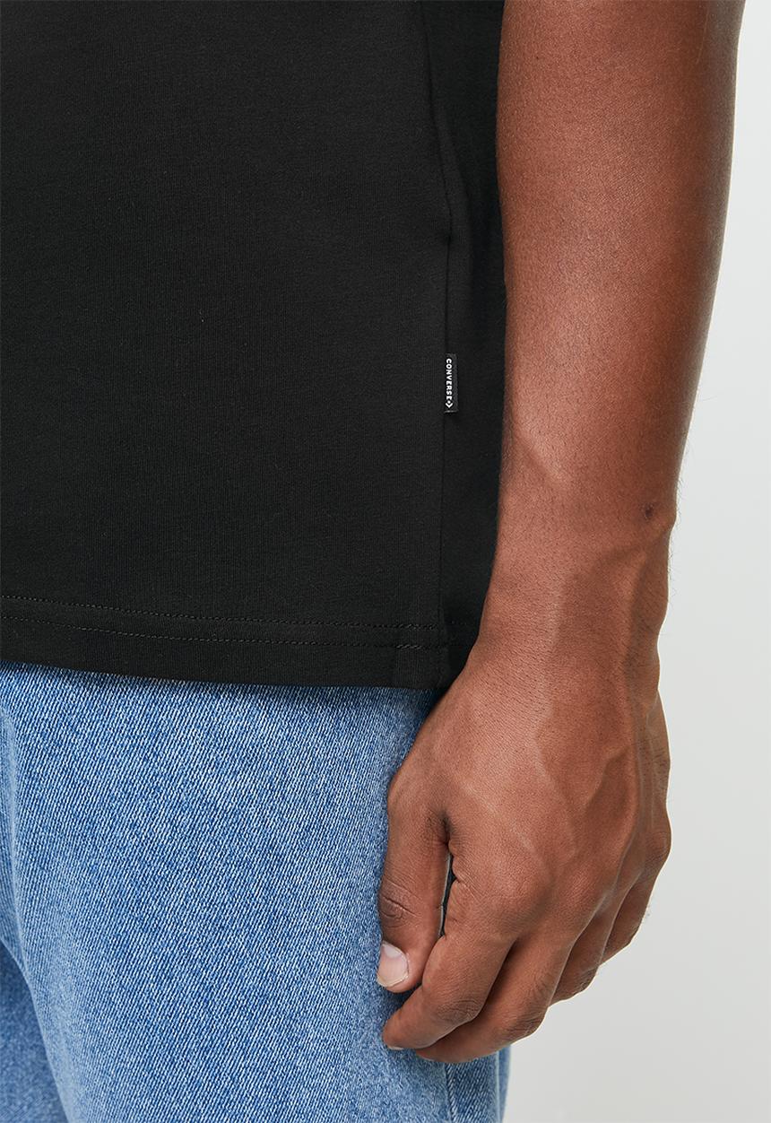 Converse - Chuck taylor patch short sleeve tee - black