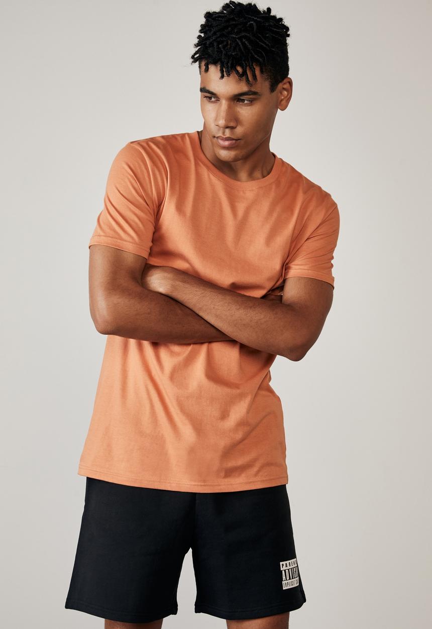 Factorie - Slim T-shirt - faded orange