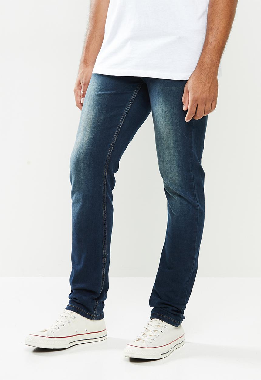 SOVIET - Martinez slim leg fashion denim - dark blue