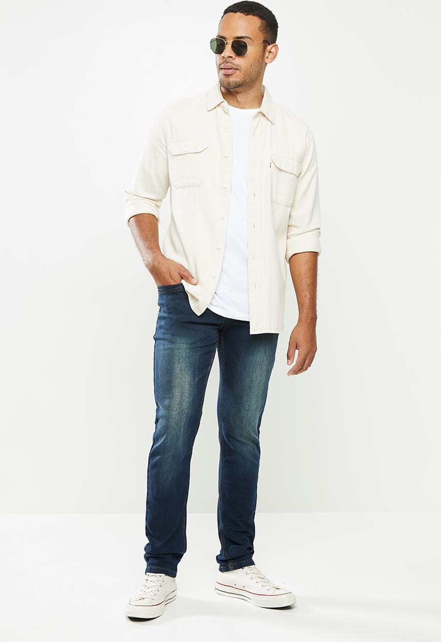 SOVIET - Martinez slim leg fashion denim - dark blue