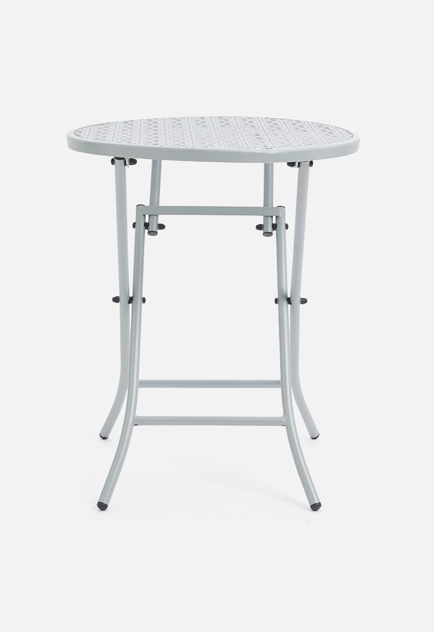 H&S - Punch folding bistro table - grey