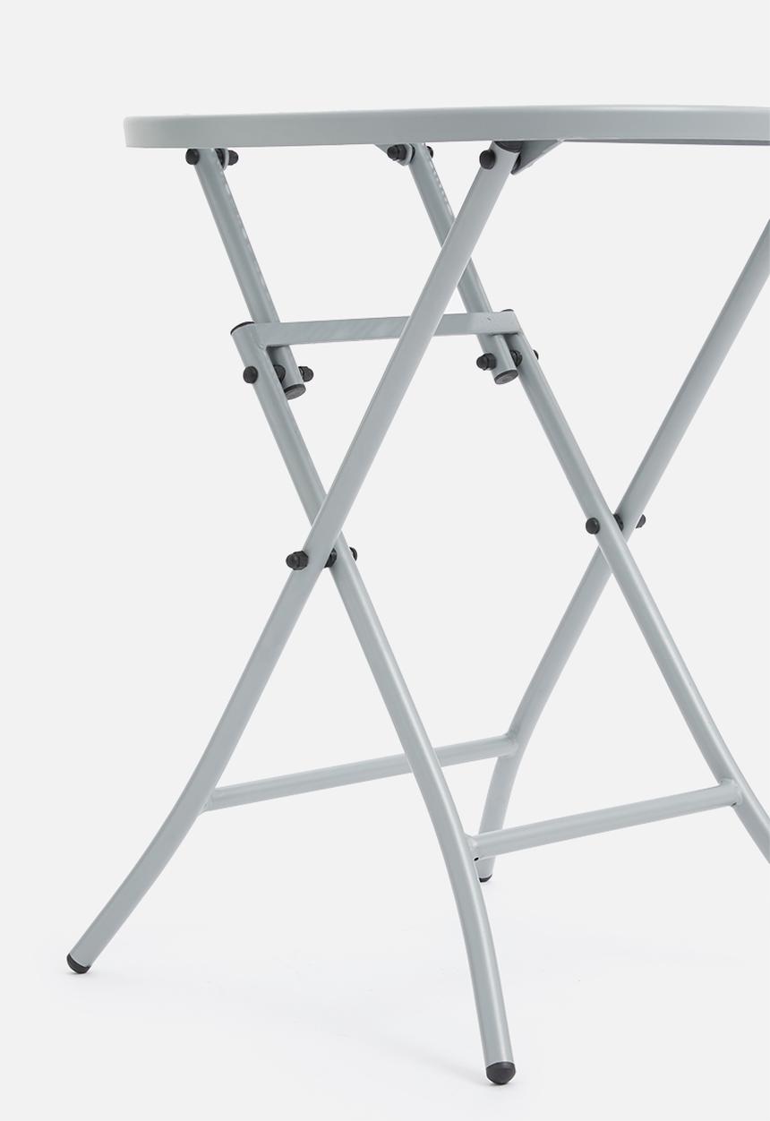 H&S - Punch folding bistro table - grey