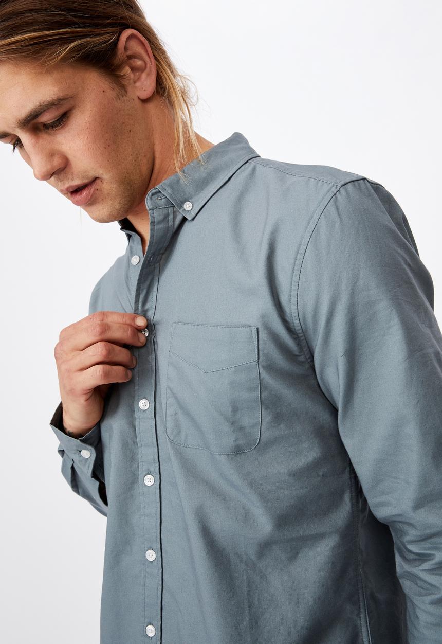Cotton On - Brunswick shirt 3 - mineral blue