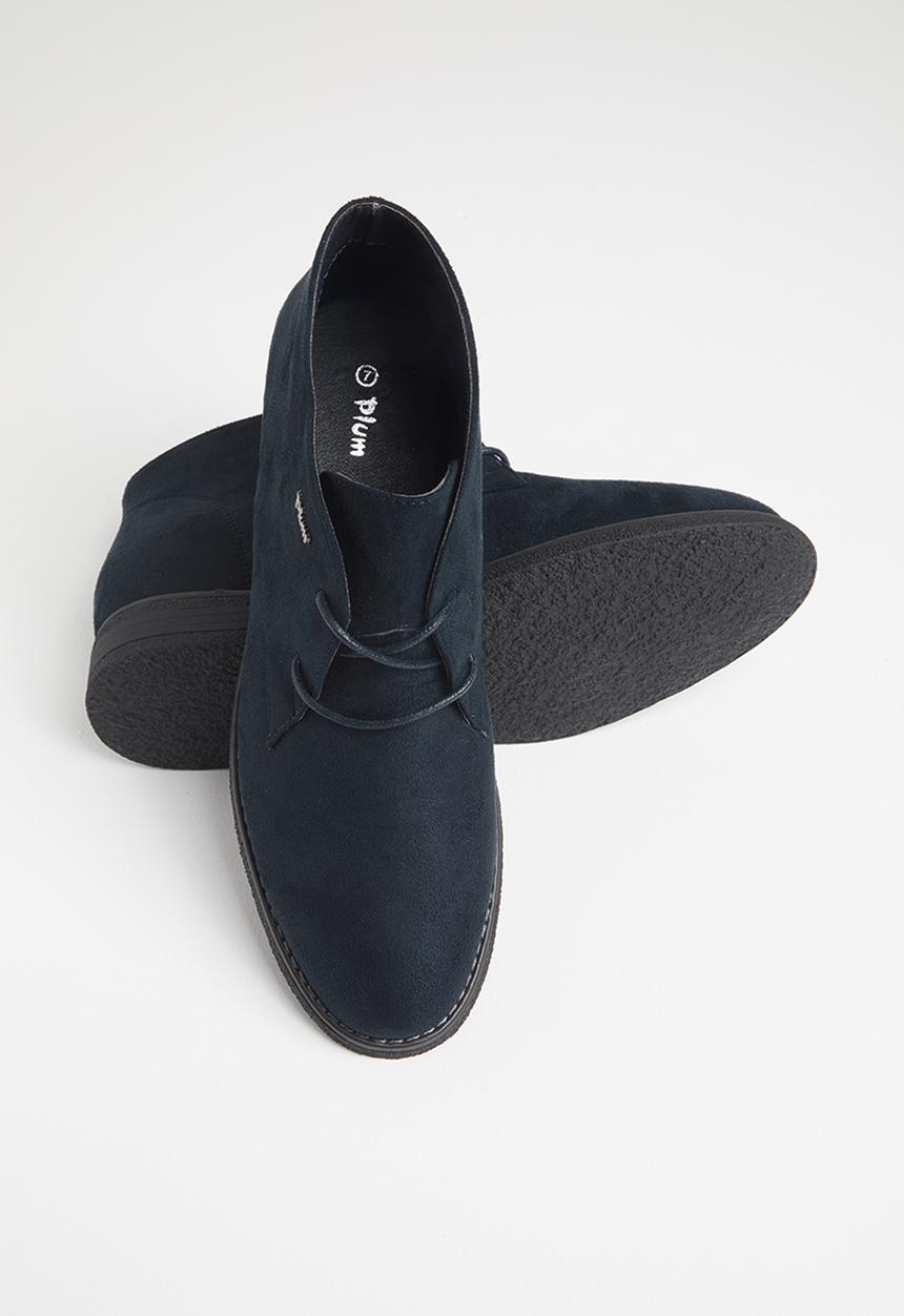 Plum - Raelyn lace up bootie - navy 