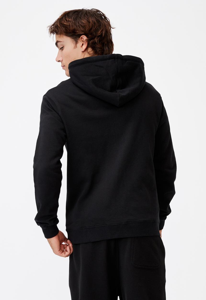 Cotton On - Essential zip thru - black