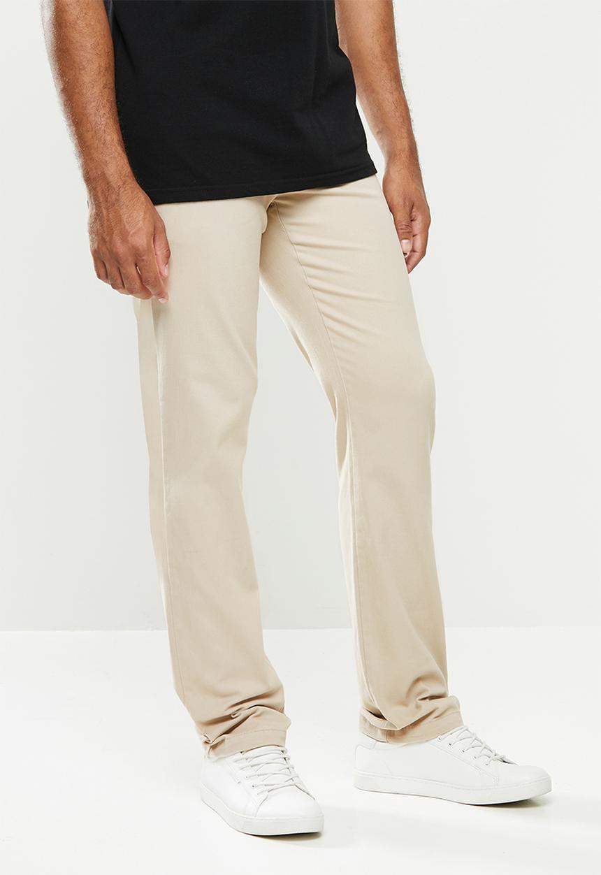 JEEP - Stretch twill chino pants - beige