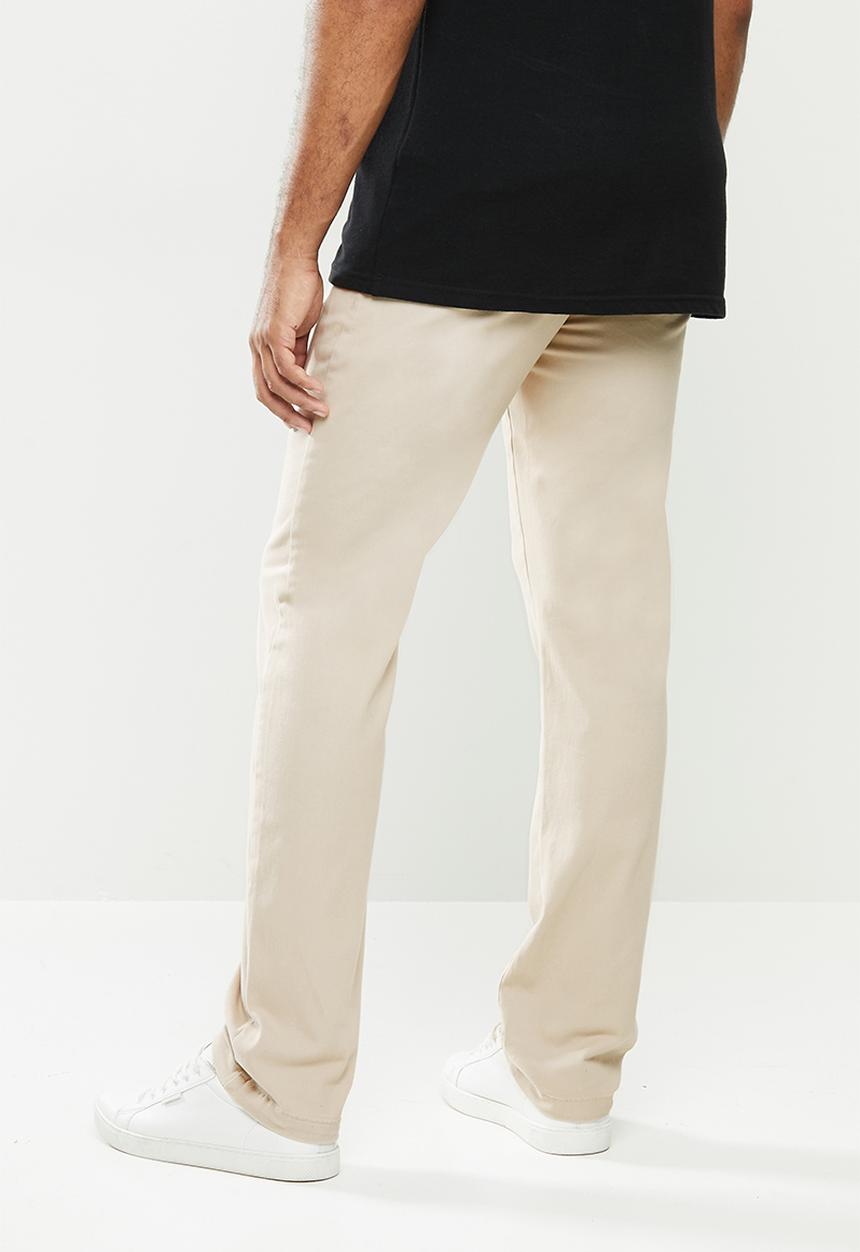 JEEP - Stretch twill chino pants - beige