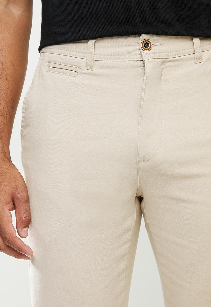 JEEP - Stretch twill chino pants - beige
