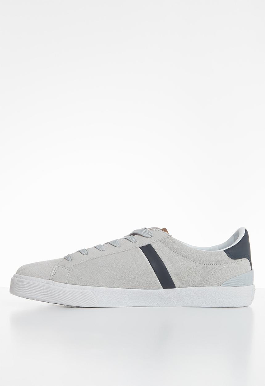 Superdry. - Vintage court trainer retro - grey & navy 