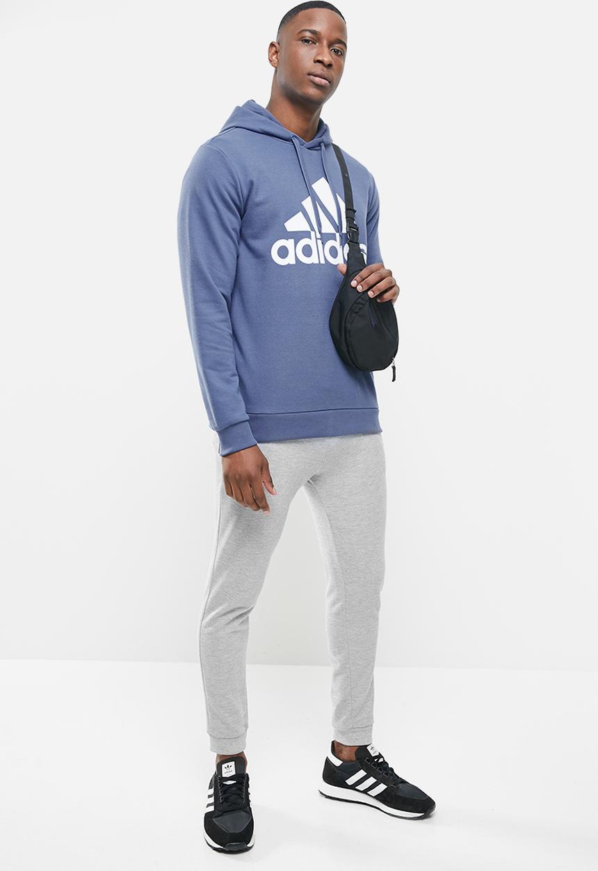 adidas Performance - Bl ft hooded sweat - blue