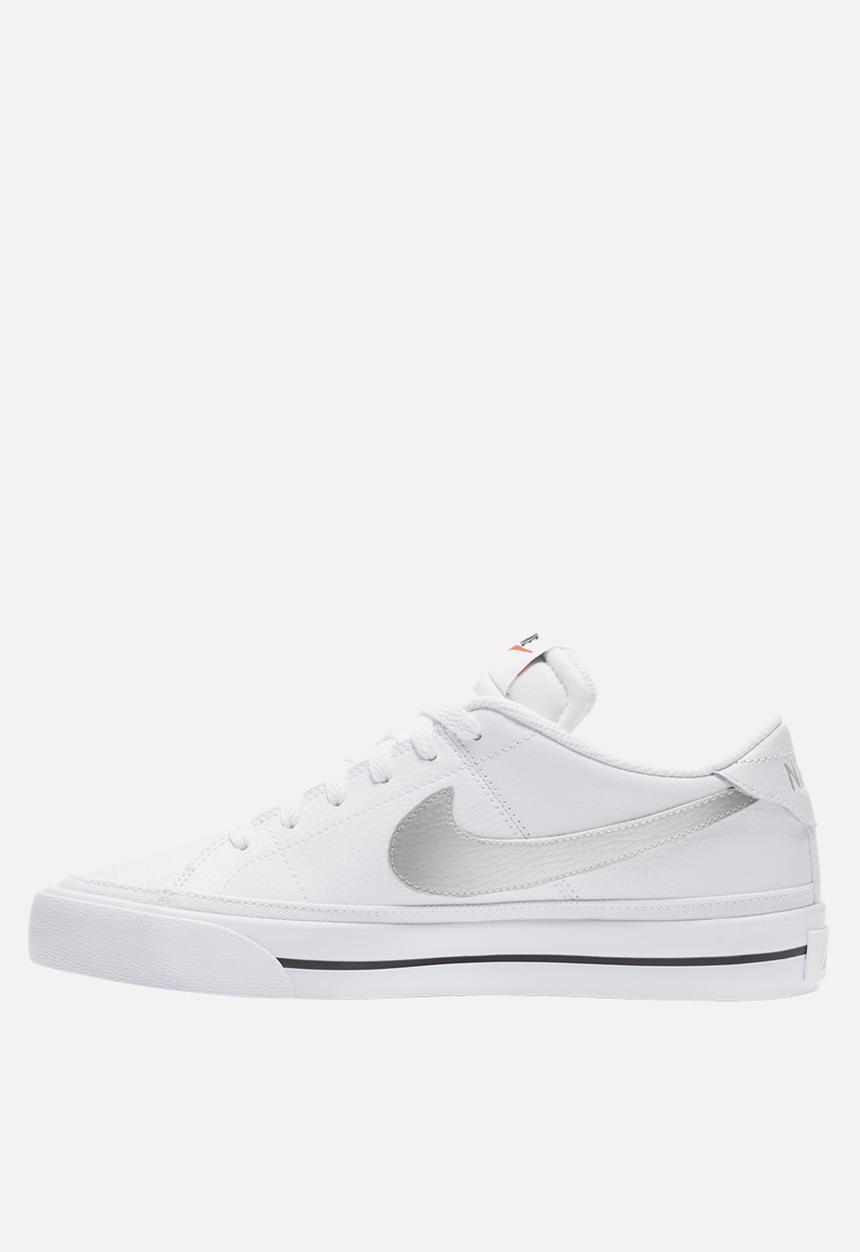 Nike - Court legacy - white/metallic silver-black