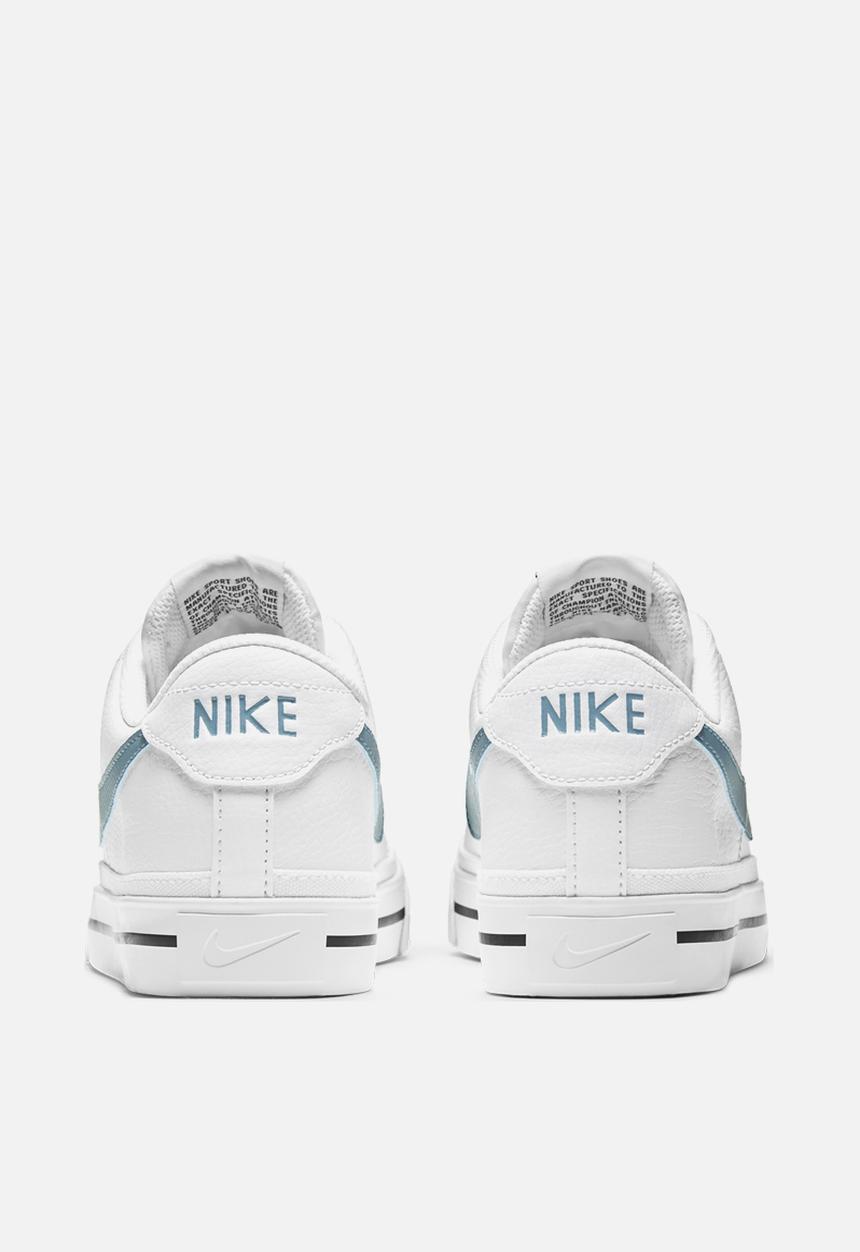 Nike - Court legacy - white/cerulean-gum light brown