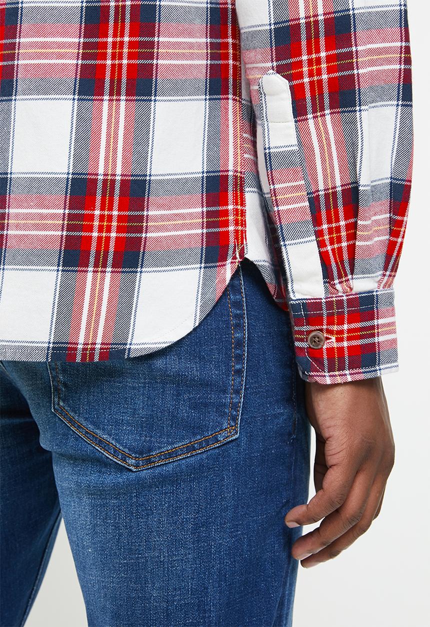 Superdry. - Classic lumberjack shirt - red 