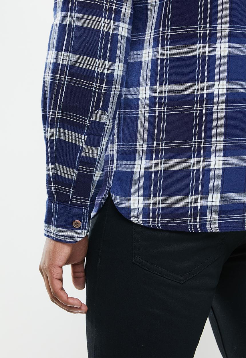 Superdry. - Classic lumberjack shirt - navy