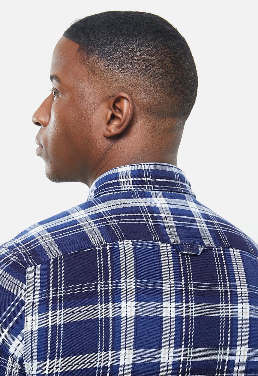 Superdry. - Classic lumberjack shirt - navy