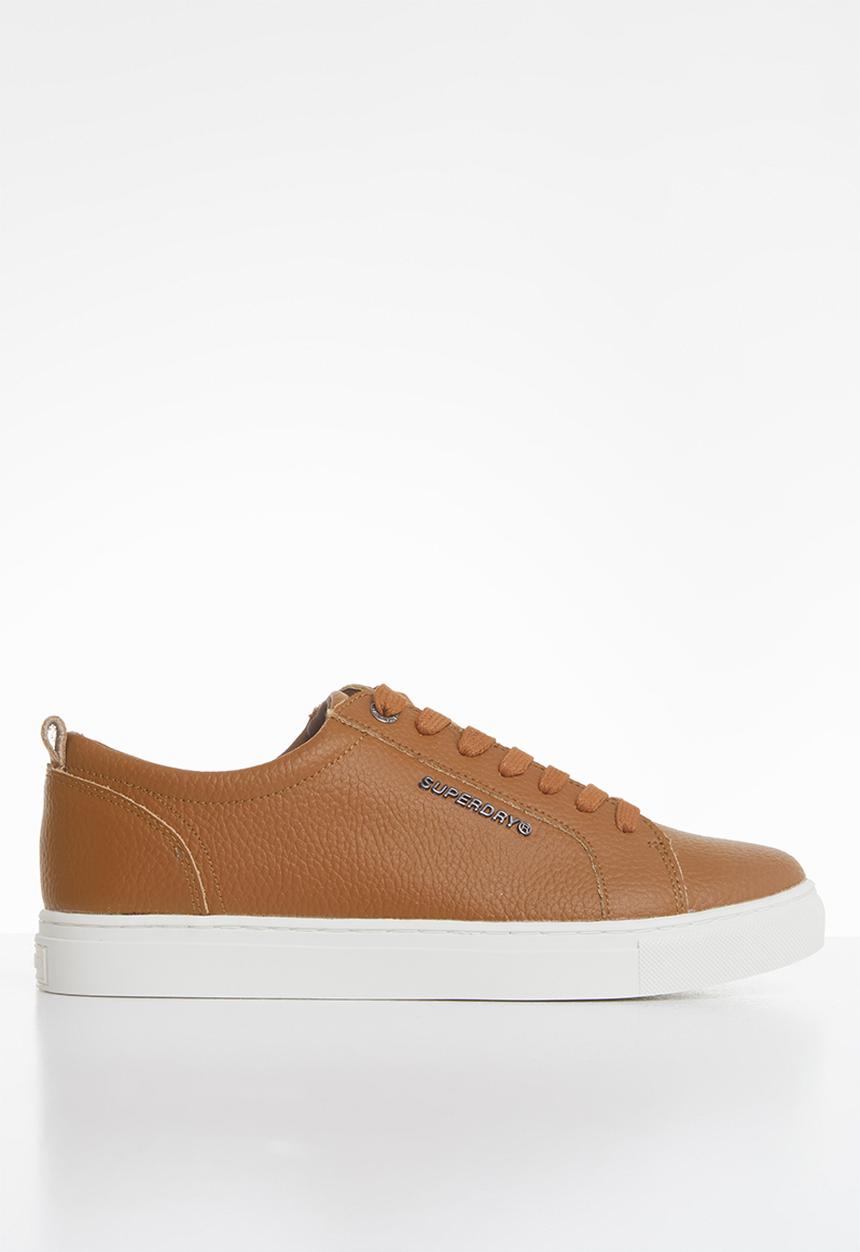 Superdry. - Truman leather lace up - brown 