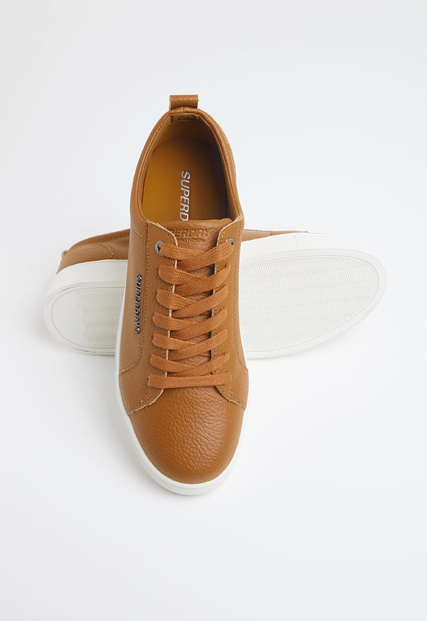 Superdry. - Truman leather lace up - brown 