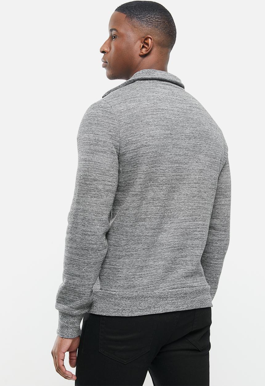 Superdry. - Ol classic track top - stone grey