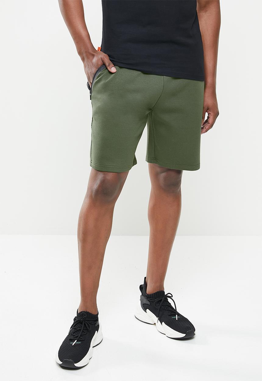 Superdry. - Training gymtech short - khaki