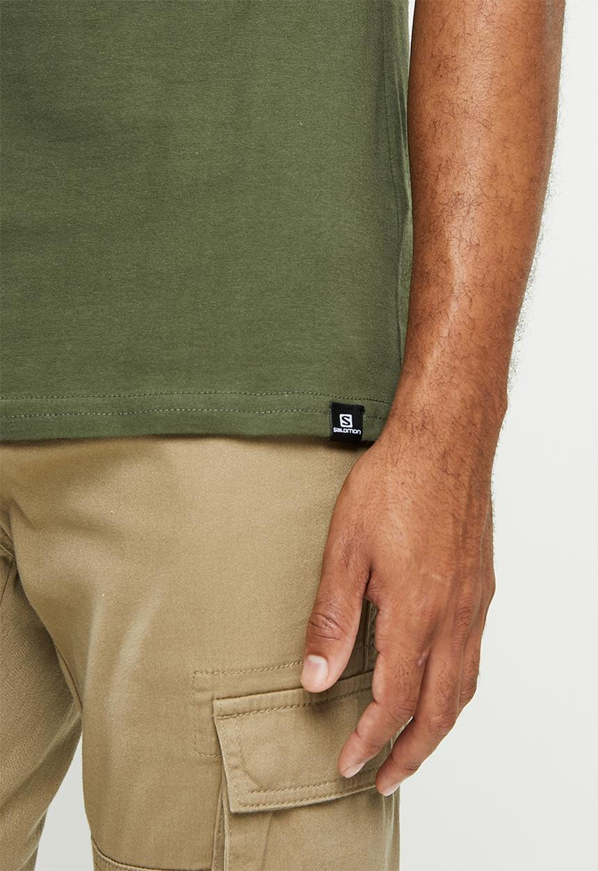 Salomon - Achieve short sleeve tee - olive 