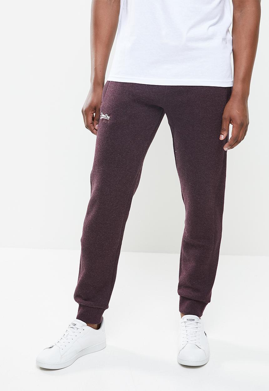 Superdry. - Ol classic jogger - burgundy 