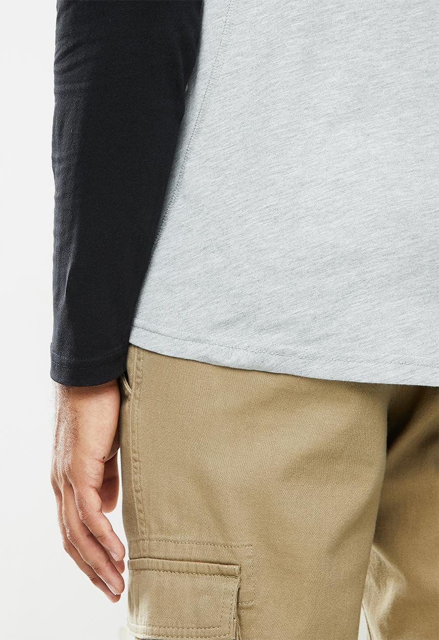 Hi-Tec - Retro long sleeve - grey & black