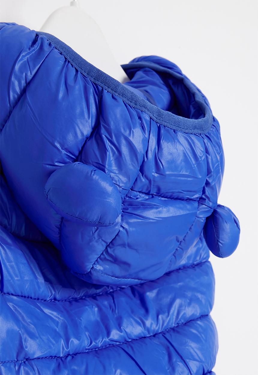 Pop Candy - Boys sleeveless bomber - blue 
